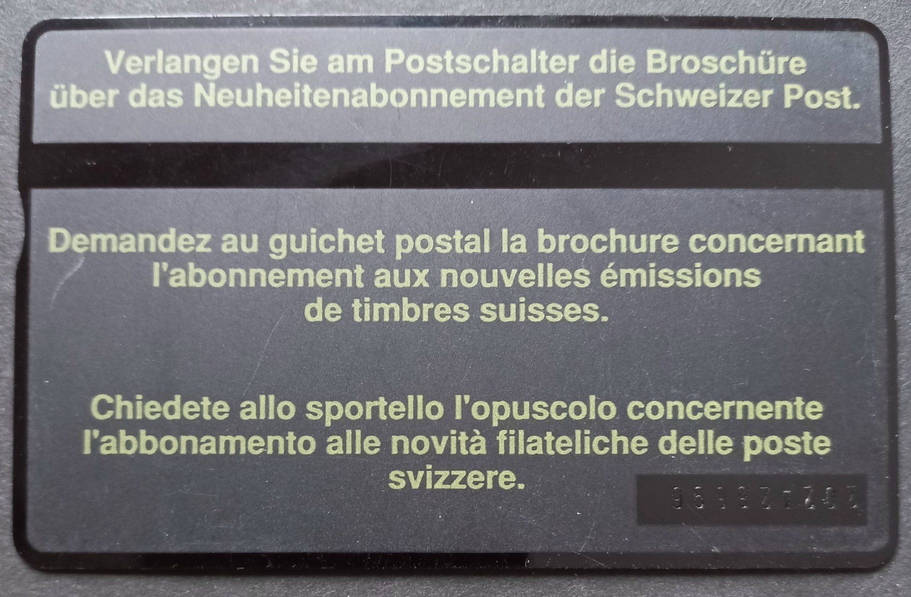 Swisscom Schede telefoniche: Taxcard - zu Briefmarke - CH – Usato da Niederuzwil venduto da lubimaja 1