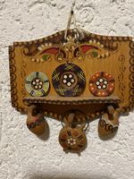 Bulgarische Rustikale Volks-Holzkunst, Handarbeit, Vintage