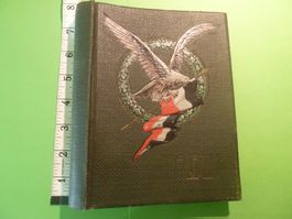 Album mit Adler und Fahnen Motiv 24x16 cm guter Zustand