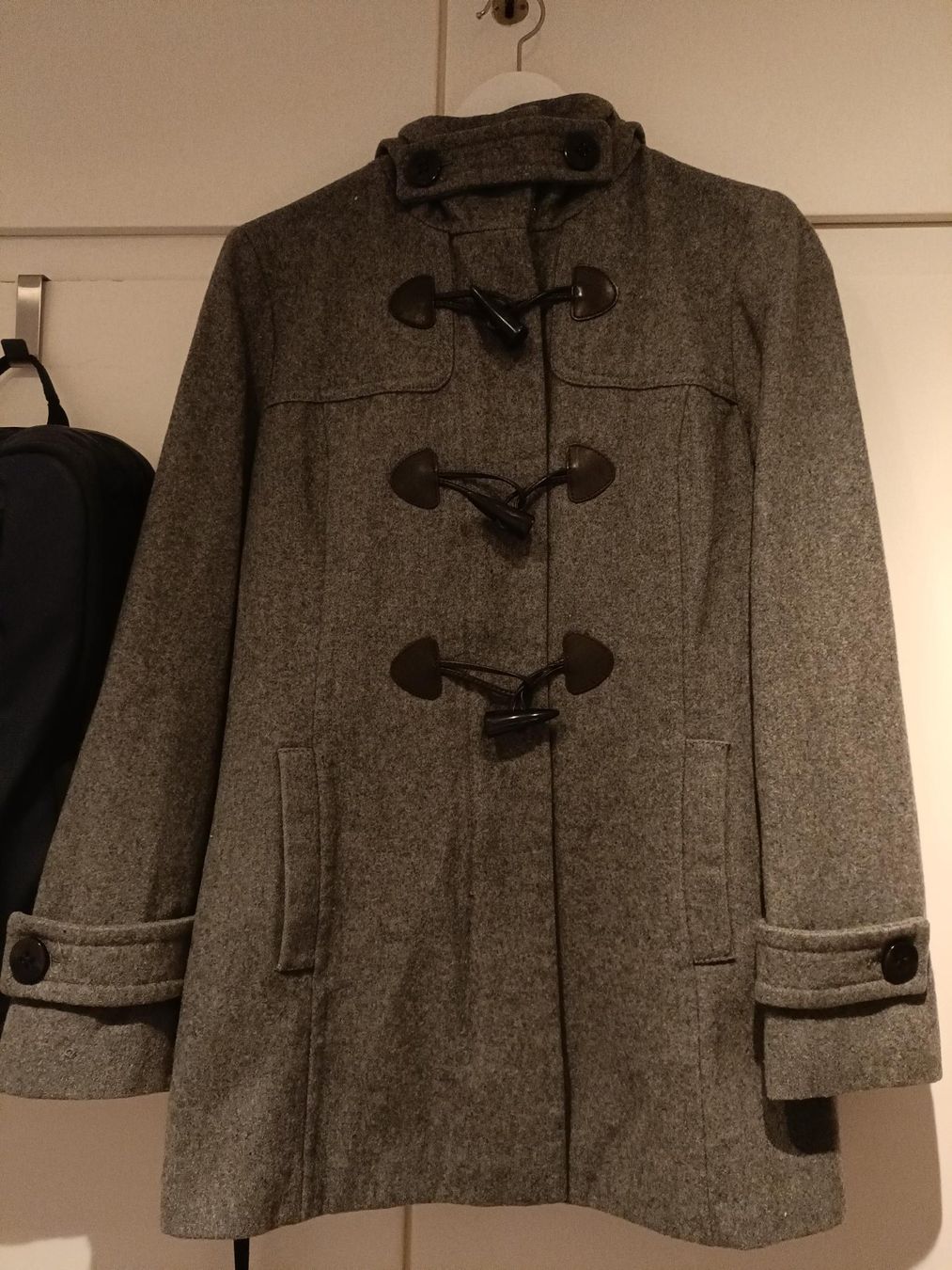 Benetton Cappotti: Mantel - Benetton, Damen, grau, M – Usato da Thalwil venduto da emma11