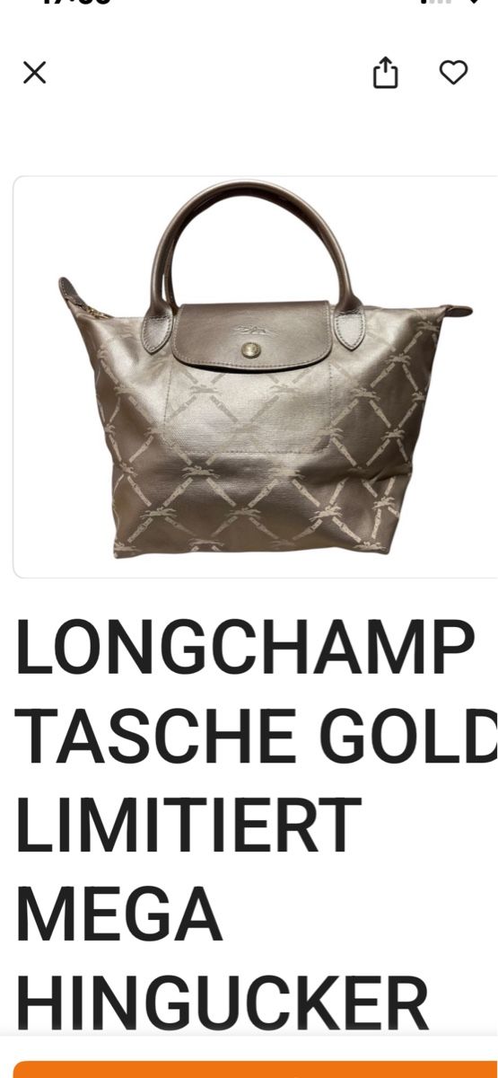 Longchamp Borse da donna: Longchamp Tasche, Gold Edition. Limited, – Usato da Wermatswil venduto da -secondchance-