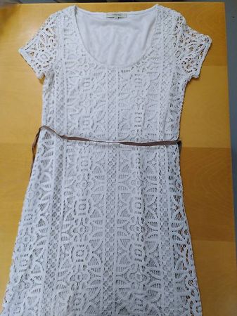 Umstandmode: Weisses Kleid Grösse XS