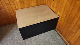 Schubladen-Tisch/Kommode, Holz/Metall, sehr guter Zustand
