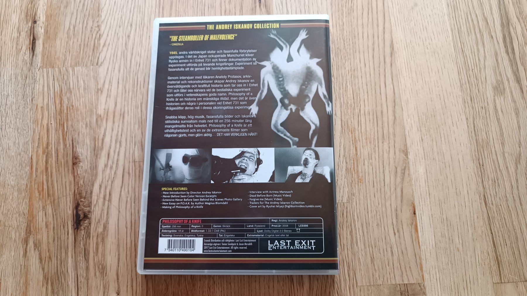 Tutti i DVDs: Philosophy of a Knife – Usato da Oberkulm venduto da Plankton 1