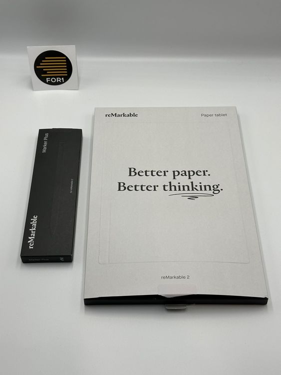 reMarkable Starter Bundle - reMarkable 2 is The Original Paper Tablet | Includes Black and White