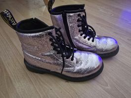 Bottes Dr. Martens rose pailleté taille EU 35