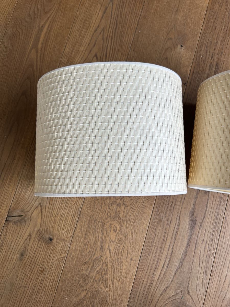 Lampenschirme: Set 2 ovalen Lampenschirmen-Creme – Gebraucht aus Uerikon von Saffagirl 5