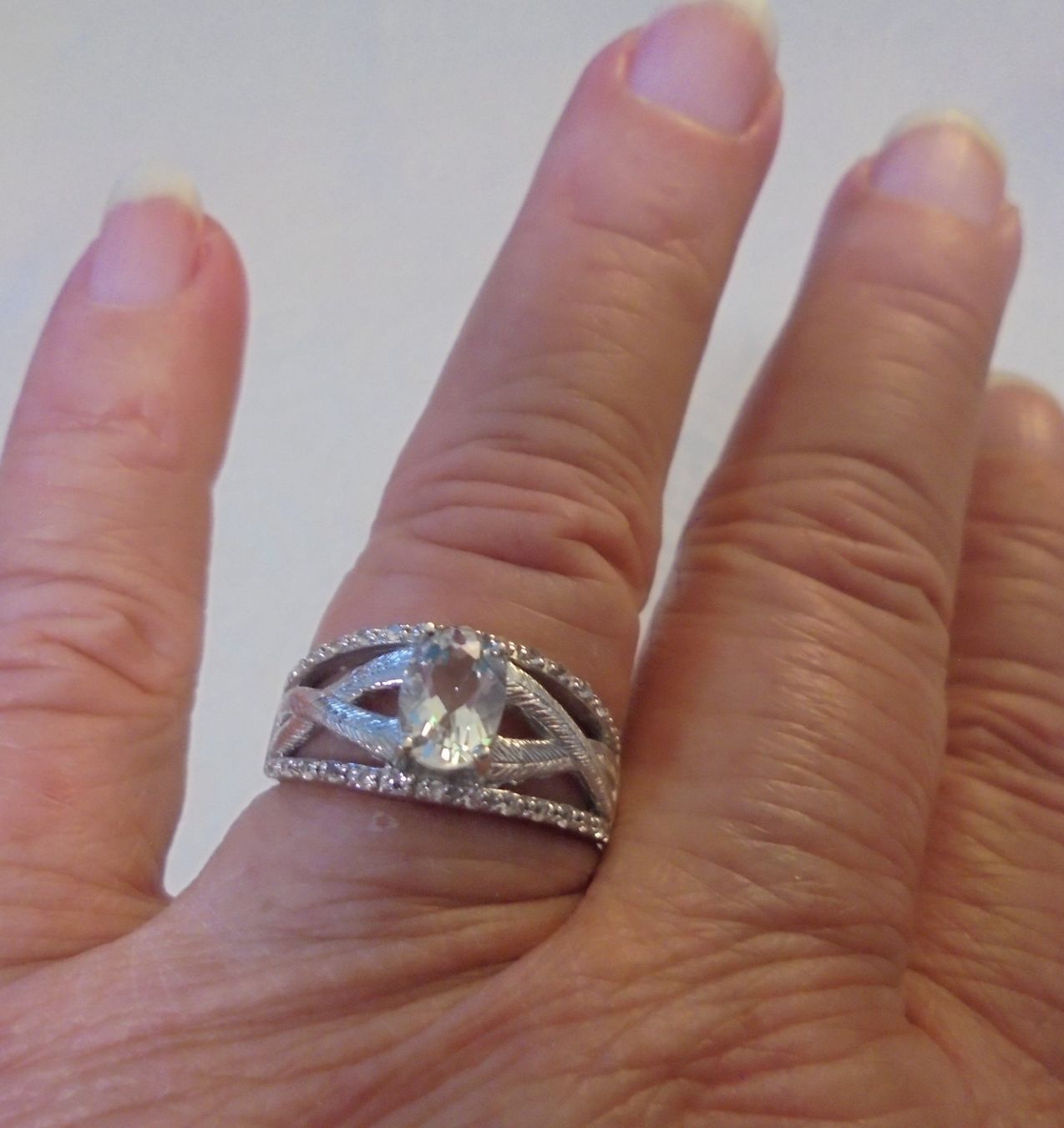 Anelli: Echtschmuck: Silberring 925er mit Petalit (53/17) – Nuovo (secondo la descrizione) da Zuchwil venduto da maumauchi
