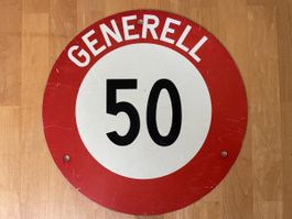 Verkehrsschild Generell 50 