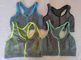 4 neuwertige Sport BH in Gr. M