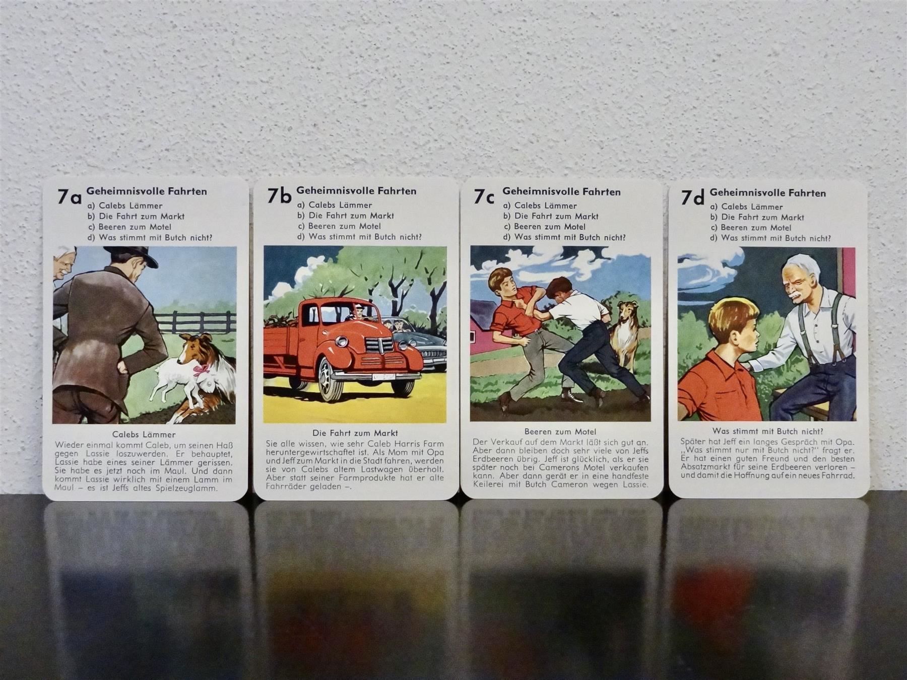 Giochi: schönes altes Quartett LASSIE – Usato da Kerzers venduto da wisaundso 7