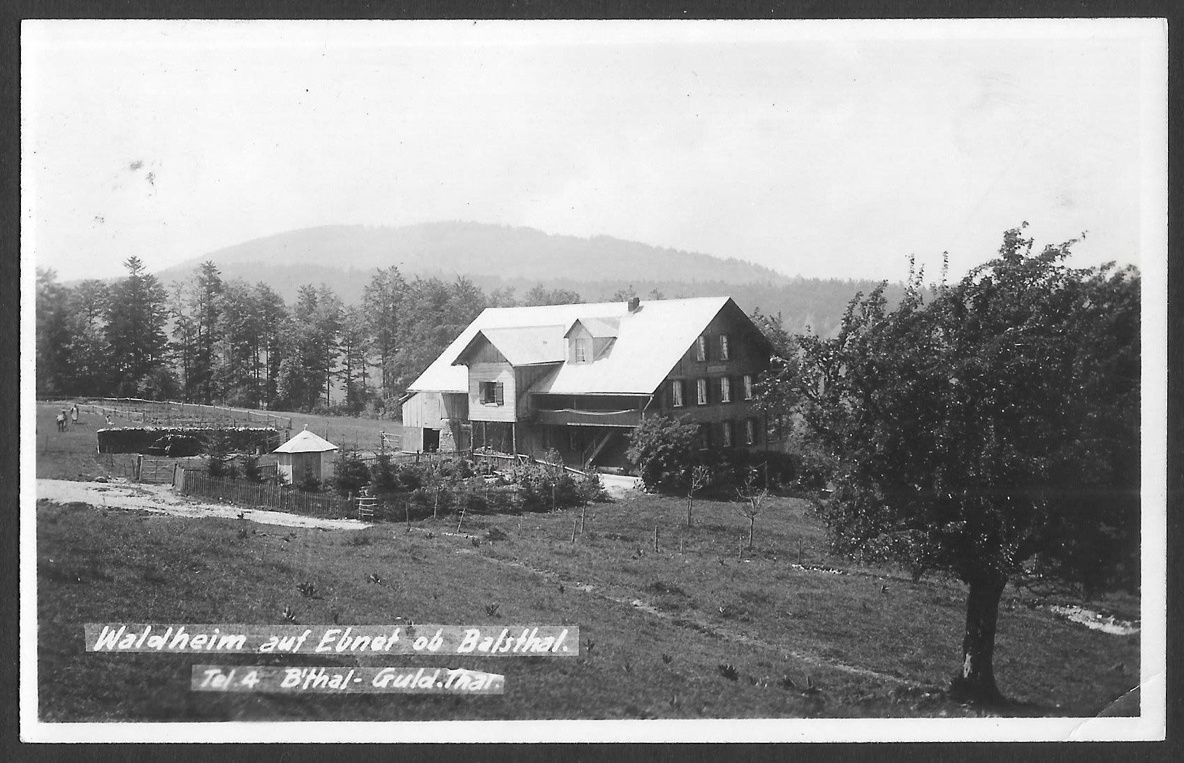 Cartoline postali: Ebnet ob Balsthal Waldheim – Usato da Olten venduto da clotaldi