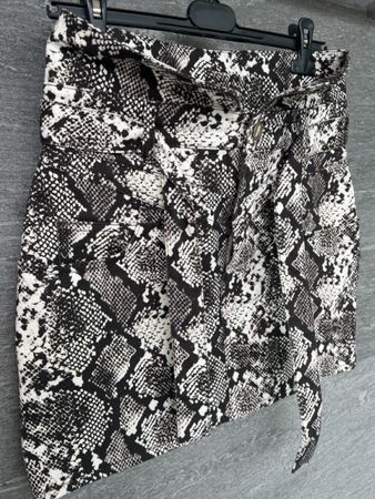 Rock Schlange Print Damen Grösse S neu