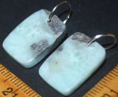Anhänger Set L-1945 – 1 Paar Larimar