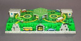 Altes Blechspielzeug Tin Toy Kreisbahn funktioniert