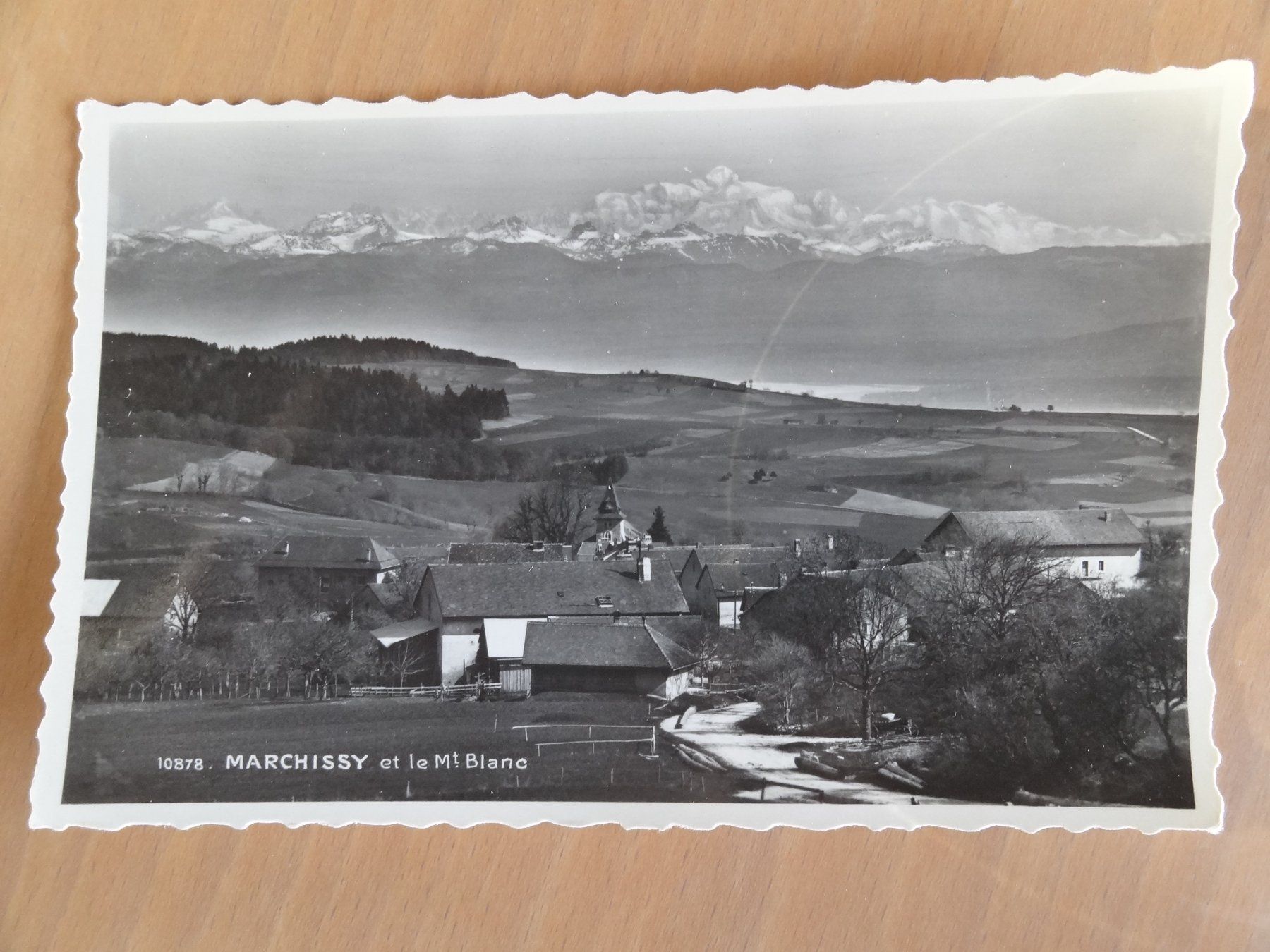 Cartoline postali: Marchissy et le Mont-Blanc - VD – Usato da St Léonard venduto da Riglin