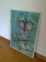 Kunstwerk Blahovsky * Eule * Art Brut * 51x67 cm * Original