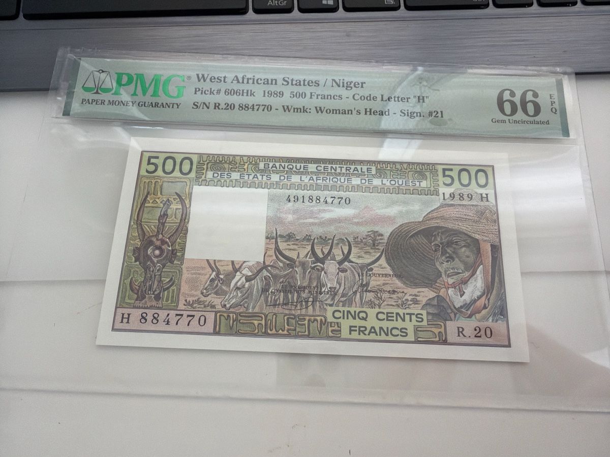 Banknoten: West Afrika Niger – Neu und originalverpackt aus Baar von Bkdmr