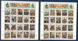 USA 1995 Civil War Kleinbogen  Postfrisch +  ET Mi-2583-2602