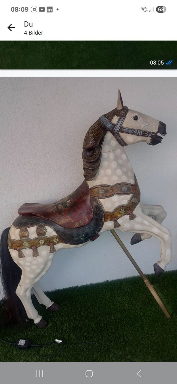 Tutte le decorazioni: Holzpferd höhe ca 90cm – Usato da Zollikon venduto da joergallenbrand 1