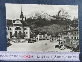 SCHWYZ PARKPLATZ OLDTIMER-AUTOS 1939 SZ AK