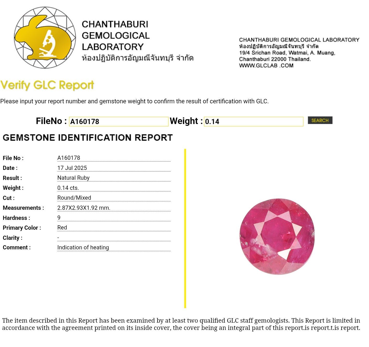 Pietre preziose: Lot de 4 rubis ronds naturels, certifié – Usato da Carouge GE venduto da Crystal_Energy