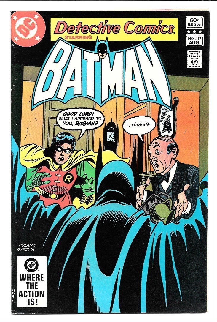 Fumetti: DC , Detectiv Comics, #517 Batman, Top Zustand!, 1982 – Usato da Winterthur venduto da Wolfensberg