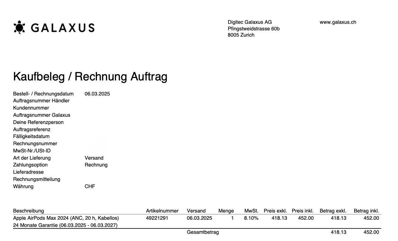 Apple Cuffie: Apple AirPods Max 2024 – Usato da Dättlikon venduto da kabdanb 3