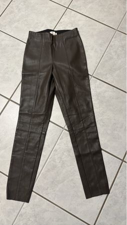 Leather imitationTrousers, Size34, Perfect for Autumn