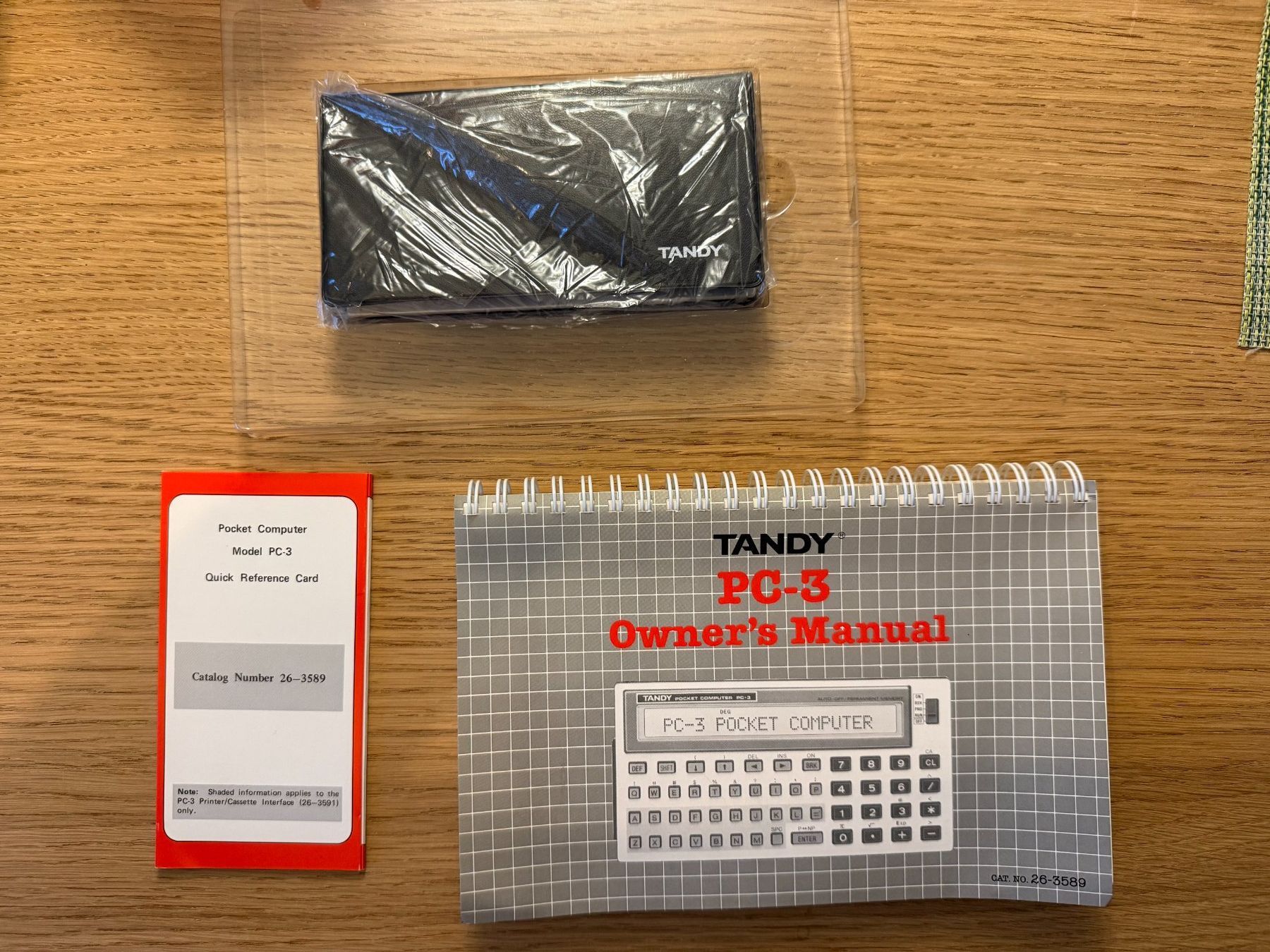 Calcolatrici tascabili: Calculatrice de poche Tandy PC-3,  étui + boit + manuel – Usato da Kloten venduto da Mumiiin 4