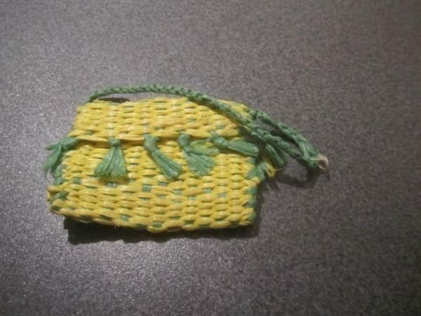 Bambole: Puppen-Tasche gelb/grün – Usato da Zürich venduto da Motzkuh