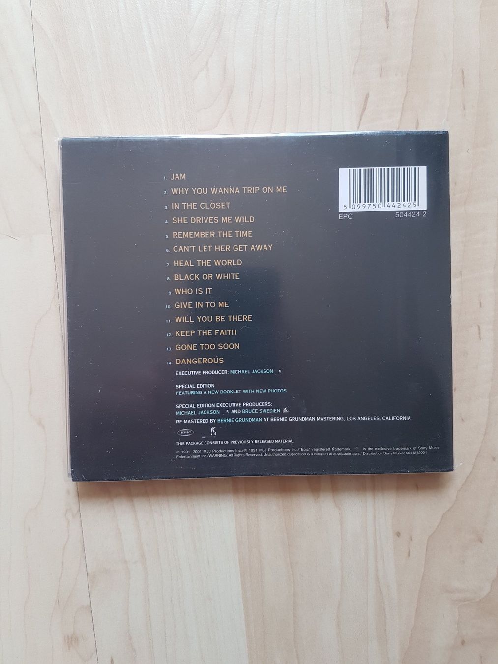 CD: Michael Jackson: Dangerous (Special Edition) CD 2001 – Usato da Bischofszell venduto da icubus69 1
