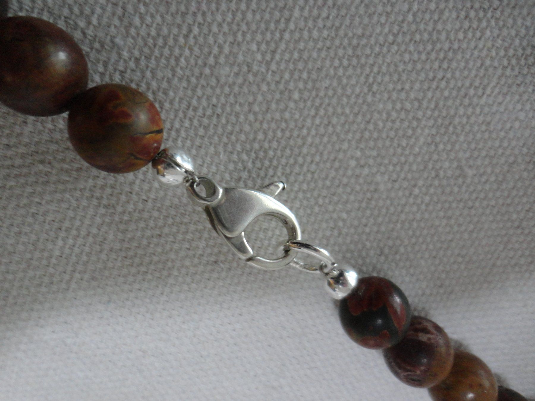 Catenine: Halskette -Herren Jaspis, Kernstein – Nuovo (secondo la descrizione) da Biberist venduto da tl-schmuck 4