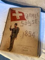 Armée Suisse gravures Schweizer Armee 1894 Gravur litho