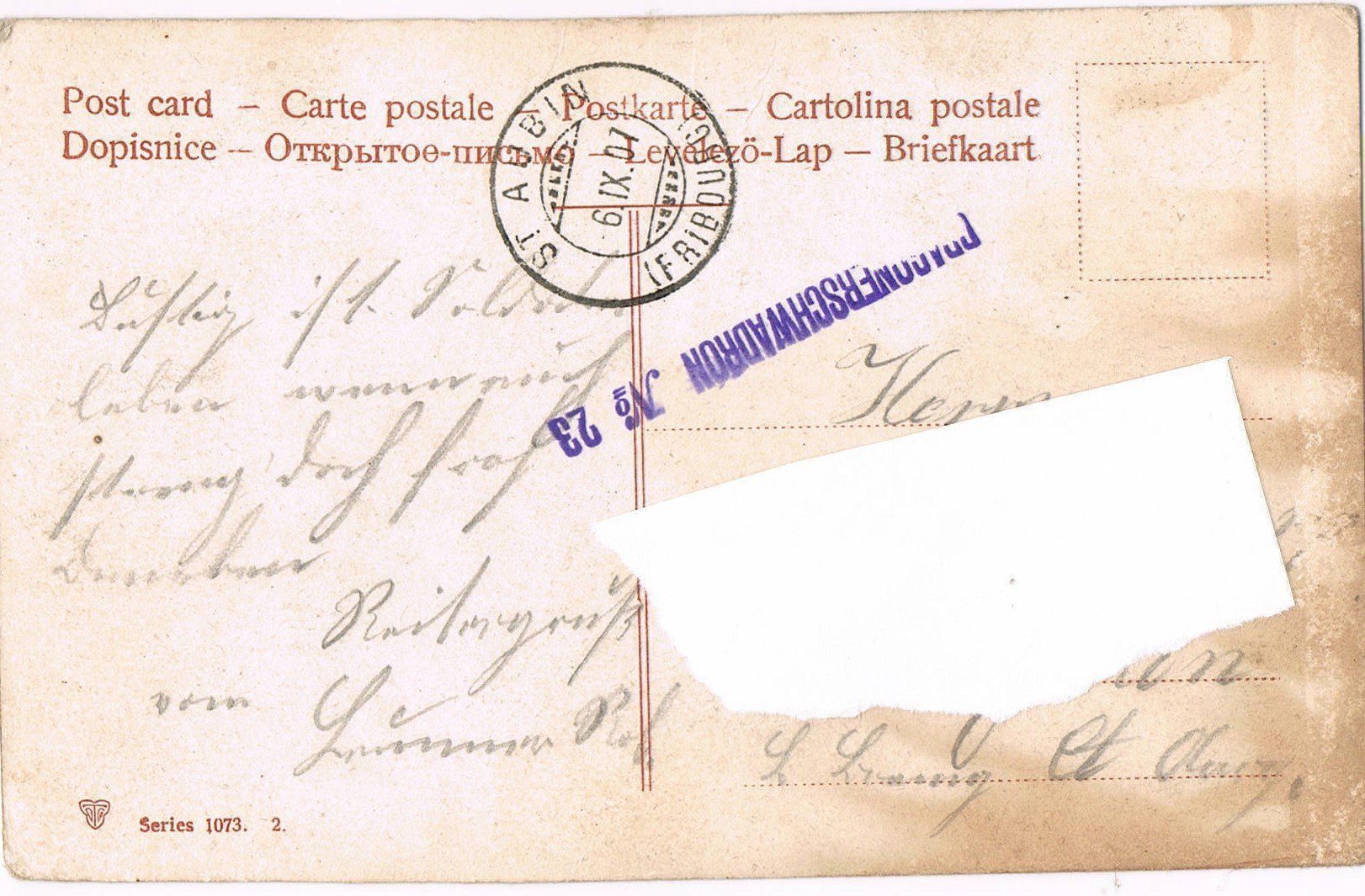 Cartoline postali: Schäferstündchen beim Spinnrad... , alt! – Usato da Buchs AG venduto da Baerfisch 1