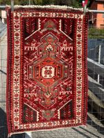Hamadan 128x88cm teppich handgeknüpft sauber