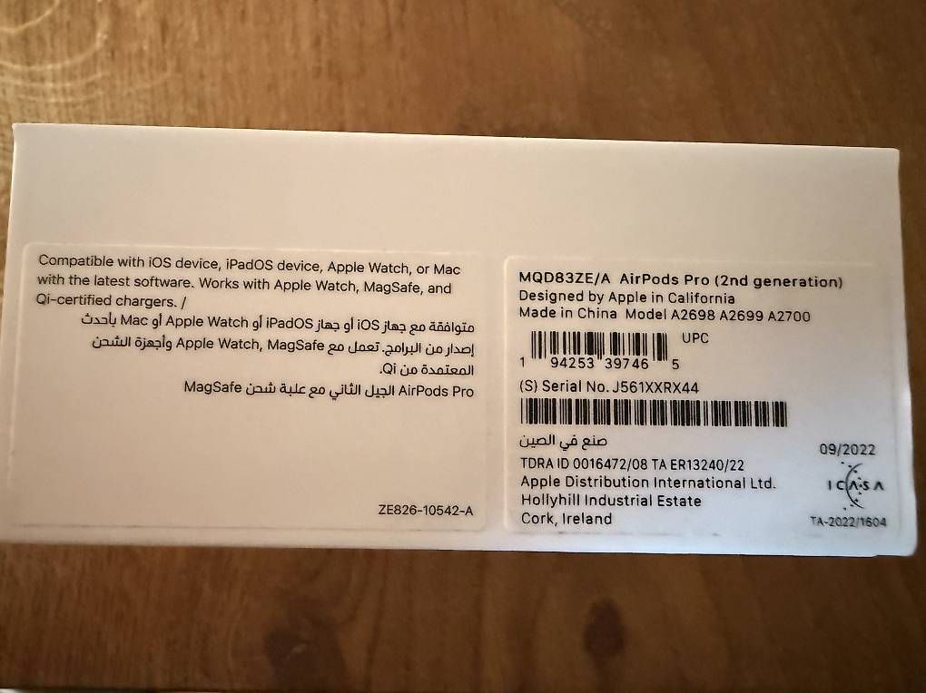 Cuffie: Apple AirPods Pro (2. Generation) mit Ladecase – Usato da Immensee venduto da anythingskytalk 1
