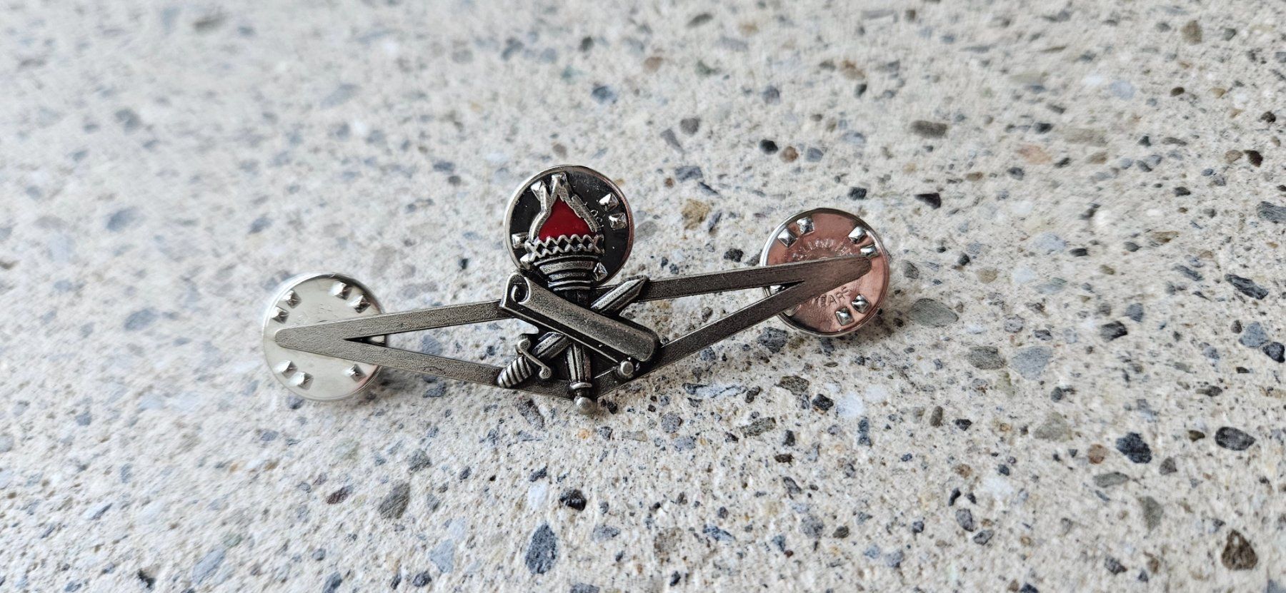 Schweizer Armee Placchette & Badge: *** Brustabzeichen Metall Fachberufsmilitär *** – Nuovo e nell'imballaggio originale da Riedholz venduto da fr_sIruP