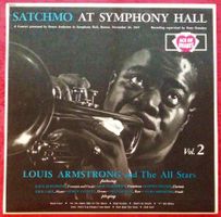 LP Vinyl:  SATCHMO AT SYMPHONY HALL Vol. 2, 1951