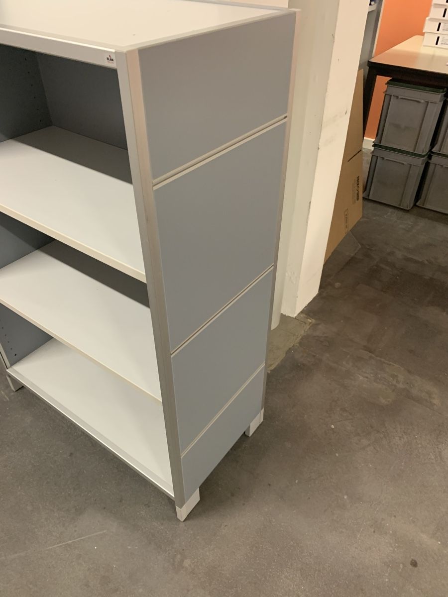 Scaffali: Elan Regal, Metall/Holz, Grau/Weiss – Usato da heiligenschwendi venduto da bonitasunny 2
