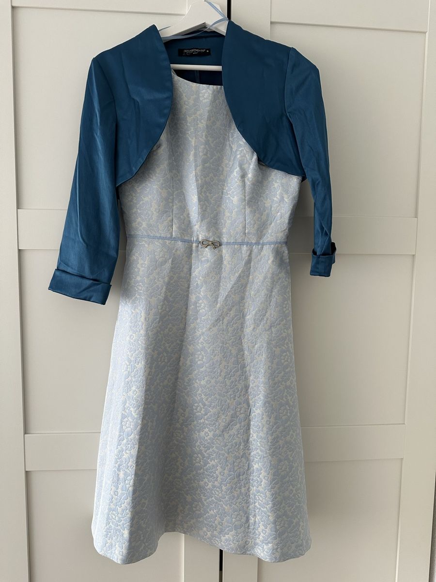 Vestiti: Elegantes Kleid hellblau/silber – Usato da Sevelen venduto da mar_gq8k 7