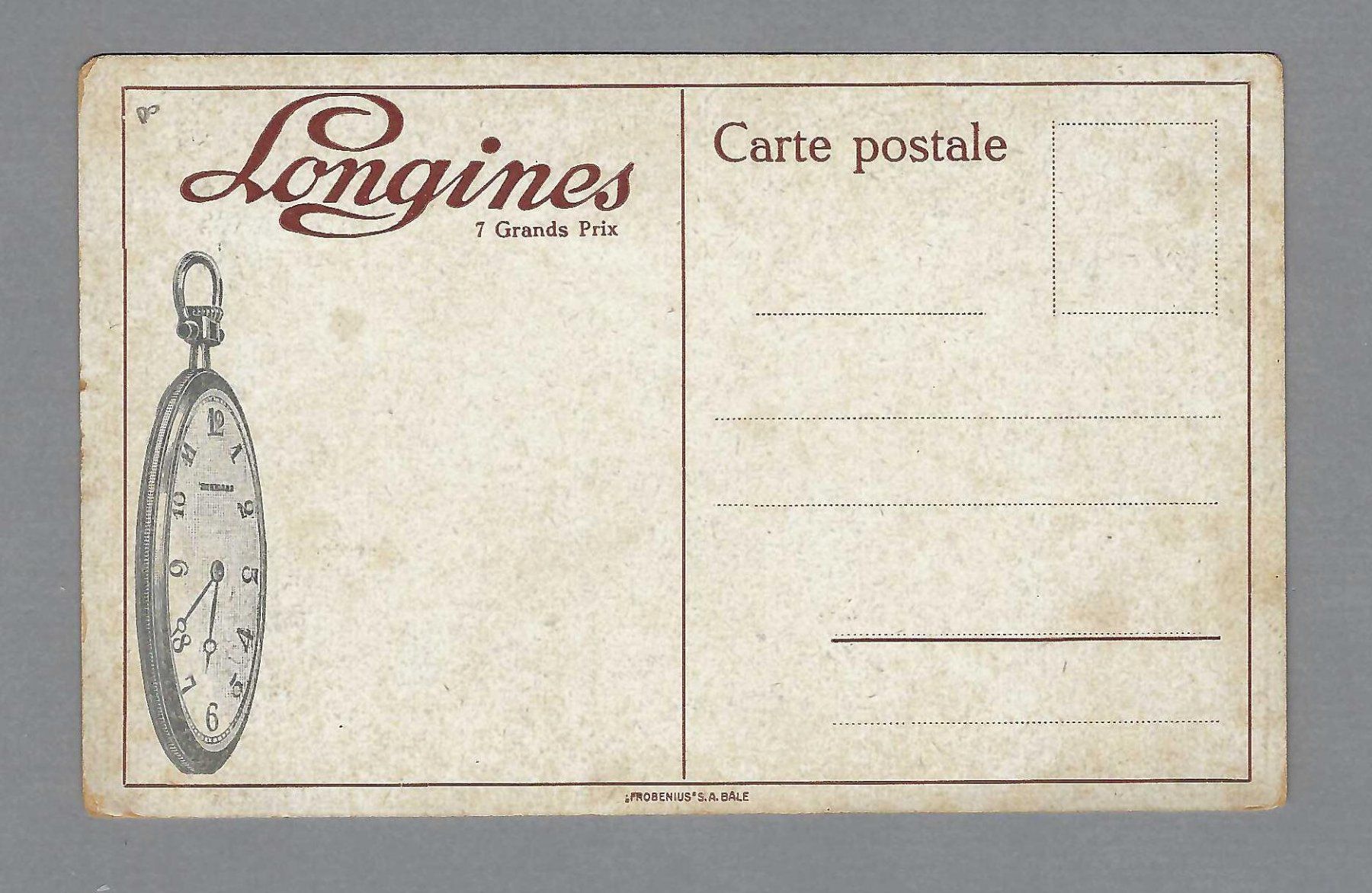 Cartoline postali: LONGINES, PUB., * – Usato da Pura venduto da ulisse1957
