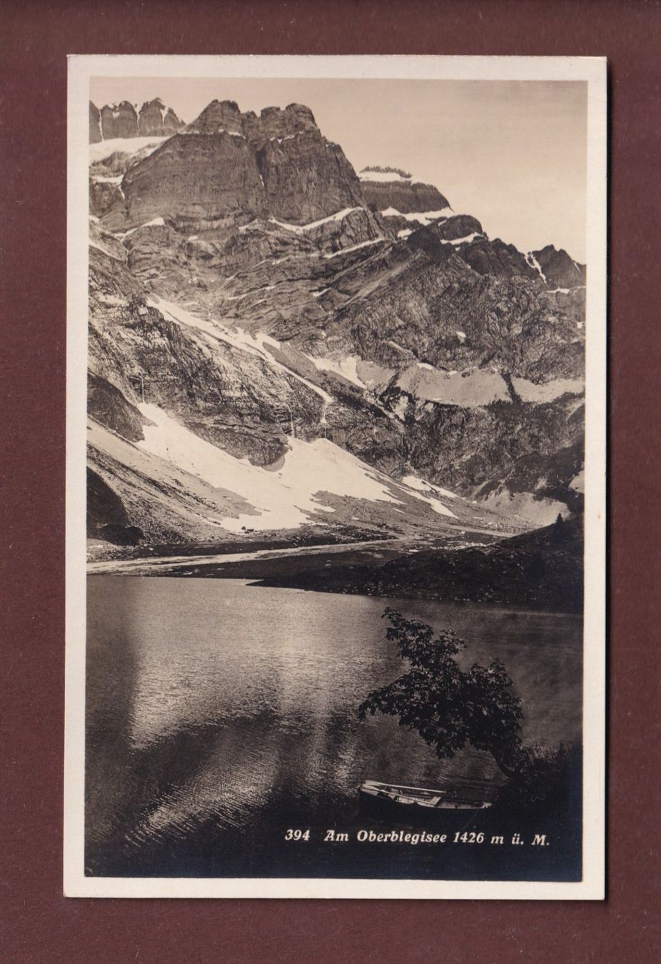 Cartoline postali: Am OBERBLEGISEE – Usato da Pully venduto da nicecards