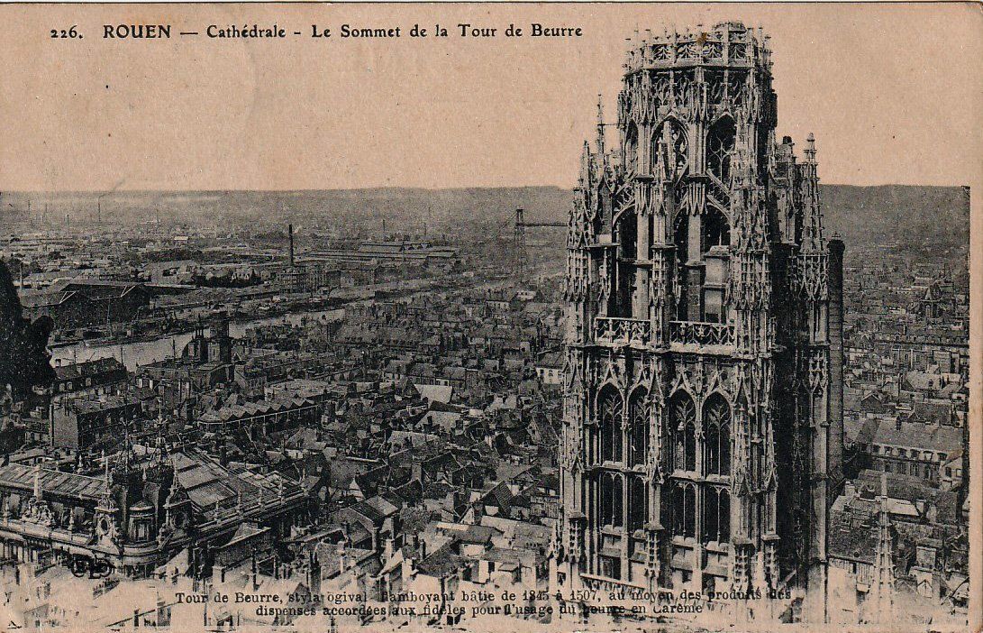 Tutti i francobolli: Frankreich 1924 Ansichtskarte Rouen – Usato da Arlesheim venduto da gaugi43 1