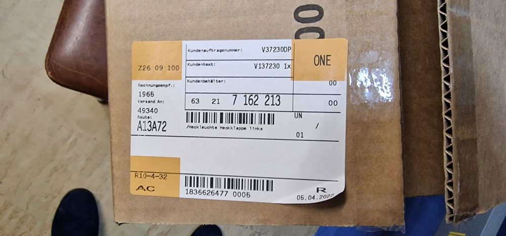 BMW Tutti pezzi di ricambio auto: Heckleuchte Heckklappe Links – Nuovo e nell'imballaggio originale da Zuzgen venduto da StephanD01