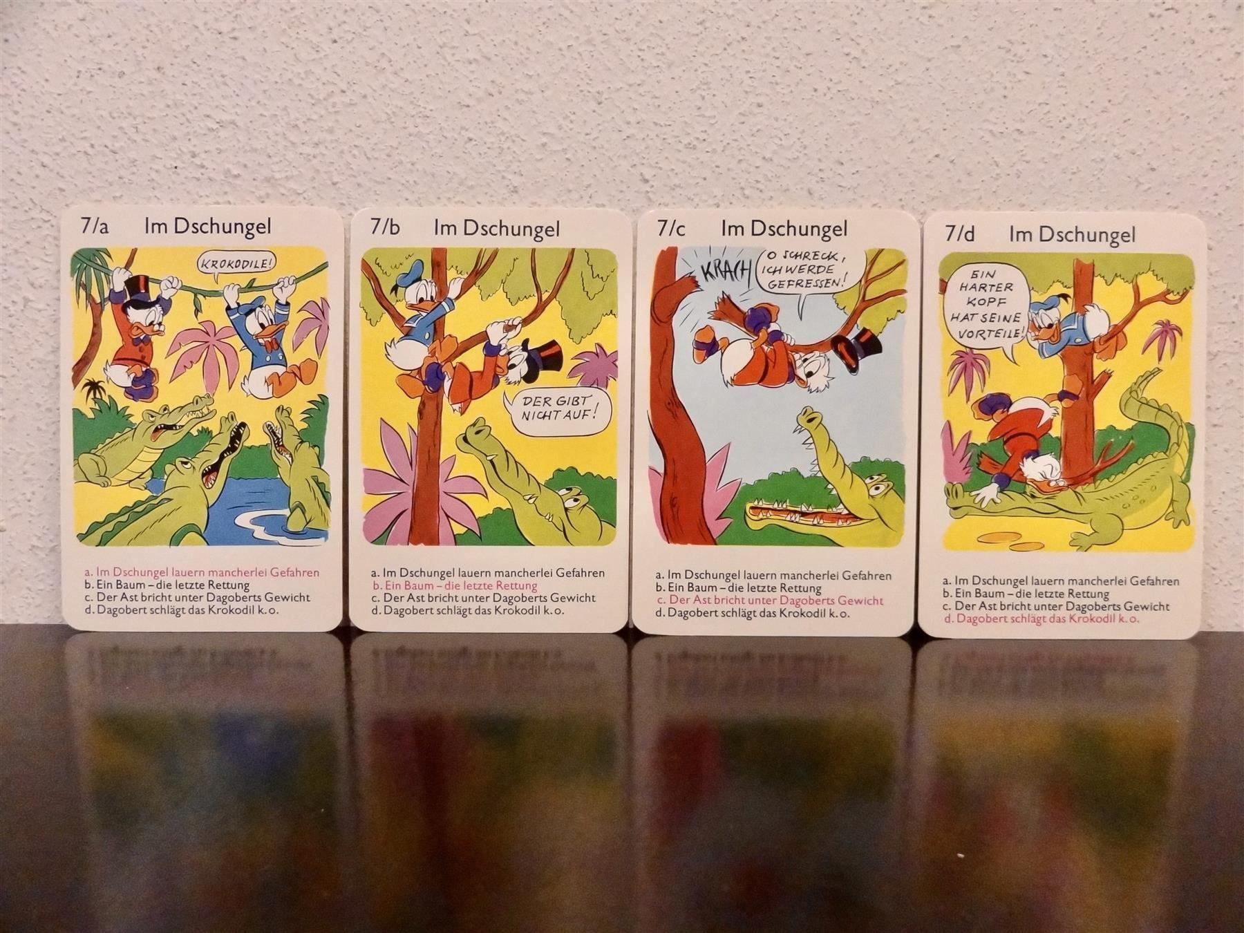 Giochi: schönes altes Quartett DONALD DUCK – Usato da Kerzers venduto da wisaundso 8