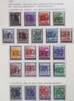 1945 Zone, 1948 Freimarken mit Überdruck, Bautenserie usw.