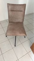 Stuhl Lehne Sitzfläche Kunstleder altrosa