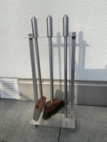 Hochwertiges Cheminée- Kamin-Besteck aus Chromstahl
