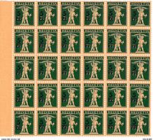 Teilbogen 30 Marken Tellbub SBK Nr. 171 von 1927